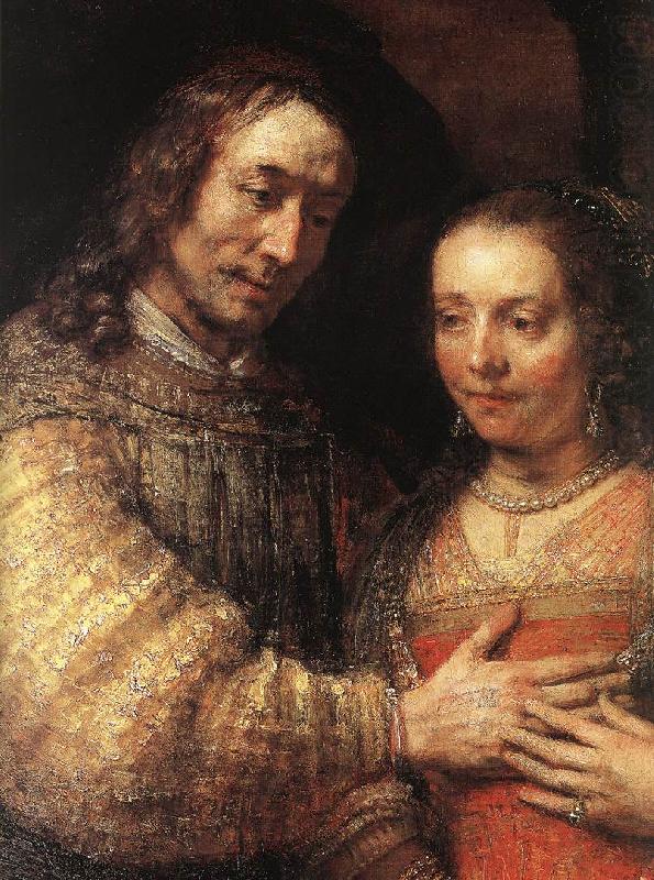 The Jewish Bride (detail) dy, REMBRANDT Harmenszoon van Rijn